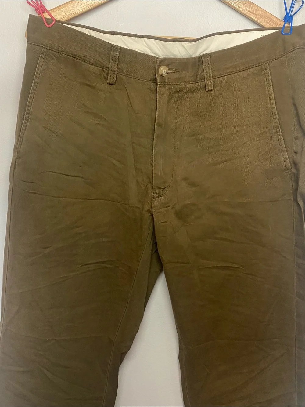 Polo Ralph Lauren Men’s Classic Fit Chino Pants Brown 35x30 Cotton
